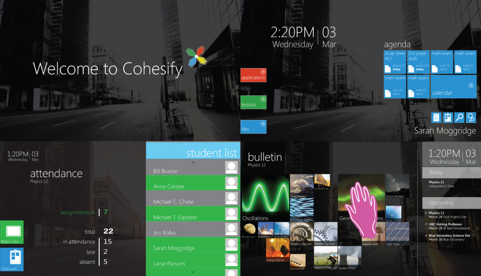 Cohesify Screens